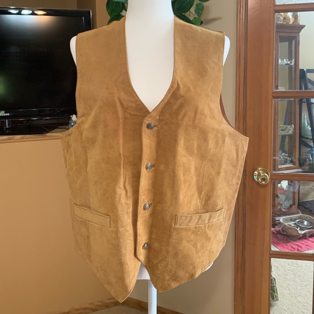 Vintage Arizona Leather Vest!
